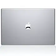 The Decal Guru Three Amigos Mustache Set MacBook Decal Vinyl Sticker - 12" Ma...