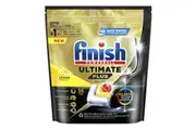 56pc Finish Powerball Ultimate Plus All In 1 Dishwashing Tablets Lemon Sparkle