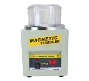 Magnetic Tumbler Polisher Metal Jewelry Polishing Machine Time Control 2000RPM