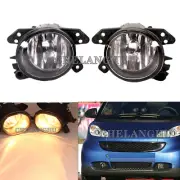 Pair Fog Light Lamp For Smart Fortwo 451 Coupe Cabrio 2008 2009 2010 2011 -2018 (for: Smart)
