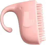 VICASKY Hairbrush Silicone Handle Baby Washing Brush Scalp Massager Compact Portable Dandruff Control