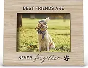 FONDCANYON Pet Memorial Picture Frame, Pet Memorial Gifts, Pet Picture Frame, Dog Memorial Picture Frame, Dog Picture Frames For Dogs That Passed, Best Friend Are Never Forgotten Dog Photo Frame 5x7