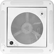 XTevu Reversible Exhaust Fan, 12V 3.6W RV Roof Vent Fan with Light, Ceiling Air Ventilation, Used for RV, Boat