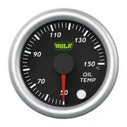 Hulk 4x4 52mm Oil Temperture Gauge 12 Volt 10 Colour Illumination - HU8403