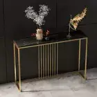 Super Sturdy Marble Top Console Table Hallway Table Corridor Narrow Bar Tables