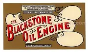 Blackstone Stationary Engine Transfer - Blackstone Four Colour Engine Decal