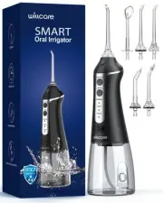Water Dental Flosser, Portable Oral Irrigator with 10OZ Water Tank, 7X Deep C...