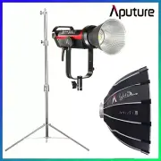 Aputure LS C300d 2 300dII 5500K LED Video Light +Light Dome Mini III +2.8M Stand