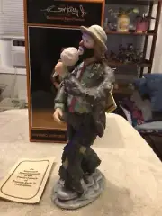 Flambro Emmett Kelly Jr Signature Collection 9825 Cotton Candy Figure Figurine