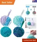 Bath Shower Loofah Sponge Exfoliating Body Scrubber 70g/PCS Pouf Bath Sponges...