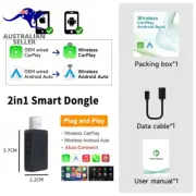 Wireless Carplay Adapter Android Auto Wireless Smart Dongle 2In1 for Volvo Benz