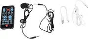 Voice Changer Card, Mini Voice Changer with Earphone and Microphone, 8 Sound Effects, Plug and Play, Handheld Voice Changer Device for Gaming and Entertaining