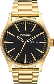 [NIXON] Sentry SS Stainless Steel Day/Date 42mm WR 100 Meters Mens Watch A356
