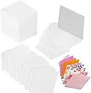 Veemoon 300 Pcs Quilting Patchwork Paper Templates Diamond Shaped Sewing Patterns for Beginners Durable Quilting Supplies for Creative Projects and DIY Enthusiasts