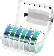 Toyvian Fishing Line Organizer Multi-Functional Fishing Leader Holder Capacity Lightweight Storage Box Portable Design for Easy Use for All Types of Lines