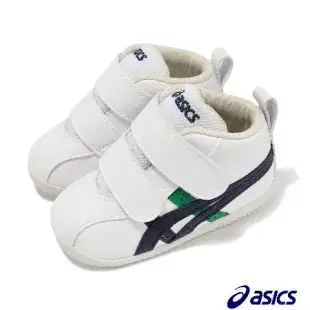 Asics 休閒鞋 Amulefirst SL 小童 白 藍 皮革 魔鬼氈 嬰兒鞋 學步鞋 小朋友 亞瑟士 1144A223107
