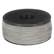 1.18mm x 164 Feet Paracord Micro Cord Rope 100 LB Braided Cord, Light Grey