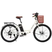 26Inch Electric Bike City Bicycle eBike e-Bike Commuter w/ Battery WH
