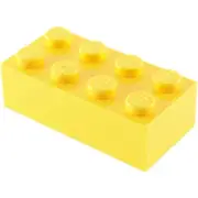 Lego Part Yellow Brick 2 x 4 Qty 2 (72841)