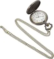 [GLSTOY] Pocket Watch Men's Necklace Decorative Pocket Watch for Men Retro Watches for Men Rings Chain Dad Pocket Watch Man Men Watch Dad Watch Fathers Day Men's Necklaces Iron