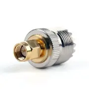 1Pc Adapter SO239 UHF Female Jack To SMA Plug Male RF Connector Straight