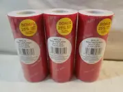 LOT 3 Red 6" x 31 yd Matte Tulle Fabric Roll Spool Wedding Bow Decoration NEW!