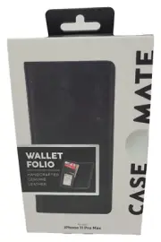 Case-Mate Tough Wallet Folio Leather Folding Case for iPhone 11 Pro Max 6.5"