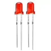 300pcs 3mm Red LED Diode Lighting Electronics Component Emitting Light DC1.8-2V