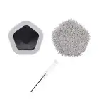 Brush Filters Side Brush Mop Cloth Replacement for Dreame W10/Pro Sweeper Parts