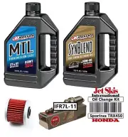 Honda SporTrax 450 TRX450R Tune Up Plug Filter Oil Change Engine Service 06/13