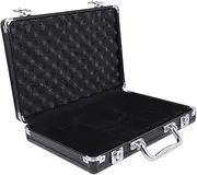 Generic Lightweight Poker Chip Carrying Case Locks Poker Chips Box for Outdoor Poker Cards Storage Sturdy Secure Sealing Container