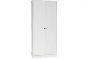Multipurpose Cupboard Bathroom Pantry Storage 2 Door 5 Tier Cabinet Shelf
