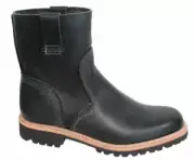 Timberland Boot Company Mens Slip On Pull Up Black Leather Boots A132S B7C