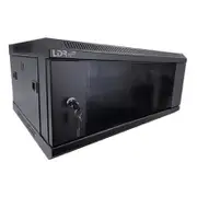 LDR Assembled 4U Wall Mount Cabinet 600mm x 450mm - Glass Door (WB-SS64040NB)