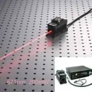 671nm 100mW 200mW Laser Module + TTL/Analog + TEC + Lab Adjusable Power 85-265V