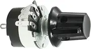 WH134-2 (Control electrical) 470K ohm Single Turn Rotary Taper Switch Carbon Potentiometer (64ry229qf425) w Knob