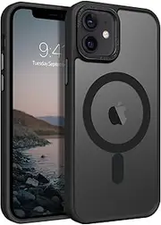 BENTOBEN Case for iPhone 12 Mini, Skin-Friendly Touch Slim Shockproof iPhone 12 Mini Phone Case, Full-Body Protective Phone Case for iPhone 12 Mini 5.4 Inch, Black