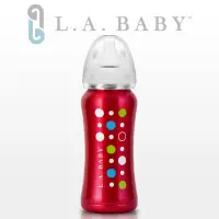 在飛比找momo購物網優惠-【美國L.A. Baby】超輕量醫療級316不鏽鋼保溫奶瓶 