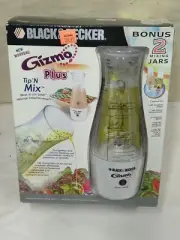 NEW SEALED BLACK & DECKER GIZMO PLUS TIP 'N MIX GDM200 dressing maker