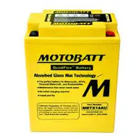 在飛比找蝦皮購物優惠-《輪胎城》MOTOBATT MBTX14AU 黃霸電池 膠體