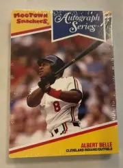 1992 Mootown Snackers Autograph Series Complete Sealed 24 Card Set - NEW - MLB