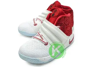 2016 Kyrie Irving 最新代言鞋款 台灣未發售 NIKE KYRIE 2 II TD BT 幼童鞋 BABY 鞋 白紅 (827281-166) !