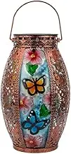 VEWOGARDEN Solar Lanterns Outdoor Waterproof Hanging Decorative Butterfly Solar Lights for Patio Porch Garden Table Decor
