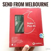 NEW Vodafone Nokia 1 Plus 4G VoLTE (5.45", 8GB/1GB, 8MP Cam) Android Phone Black