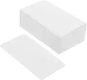 GANAZONO 100pcs Learning Cards Business Cards Blank Note Cards Cards Blank Mini Note Cards Blank Game Board Blank Id Cards Blank Trading Cards Blank Name Cards White