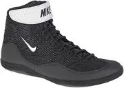 NIKE Men's File Sports Shoes, Black Metallic Silver White, 8 US
