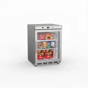 Thermaster Display Freezer With Glass Door - Under Bench Freezers (HF200G S/S) - HF200G S/S