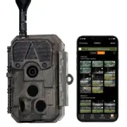 Cellular Trail Camera S900, 4G LTE Game Camera, 32MP 1296p, 100ft No Glow Nig...