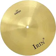 JEWEDECO Drum Set Crash Cymbals 8/10/12/14/16 Inches Metal Drum Cymbals for Jazz Drum Practice Sturdy Musical Instrument