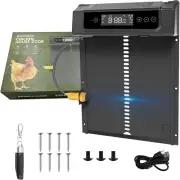Automatic Chicken Coop Door Solar Power Electric Remote Anti-Trap Chicken House